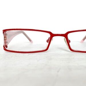 Red Rectangle Women's Eyeglasses - Fashion Frame